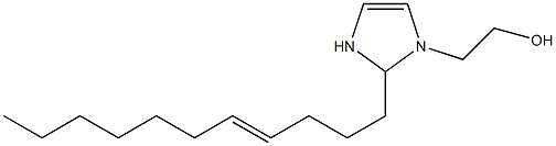 2-(4-Undecenyl)-4-imidazoline-1-ethanol Struktur