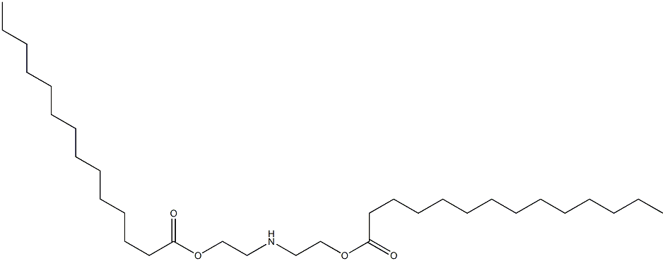 2,2'-イミノビス(エタノールミリスタート) 化学構造式
