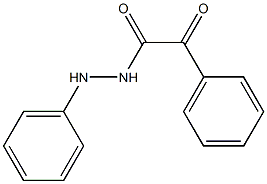 1-[2-(Phenyl)hydrazino]-2-phenyl-1,2-ethanedione Struktur