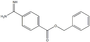 p-アミジノ安息香酸ベンジル 化学構造式