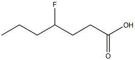 4-Fluoroheptanoic acid 结构式