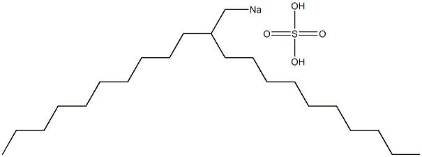 Sulfuric acid 2-decyldodecyl=sodium salt