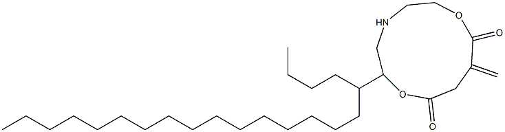 5-Henicosyl-10-methylene-5-aza-2,8-dioxacycloundecane-1,9-dione Structure