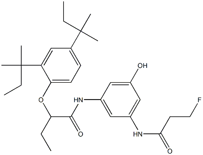 3-(3-Fluoropropionylamino)-5-[2-(2,4-di-tert-amylphenoxy)butyrylamino]phenol