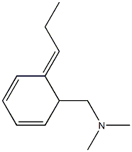 (1E)-2-[(Dimethylamino)methyl]-1-propylidene-3,5-cyclohexadiene Struktur
