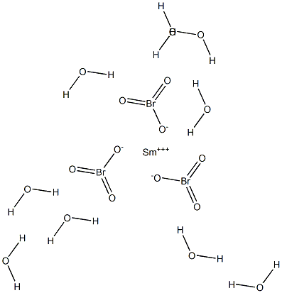 Samarium tribromate nonahydrate Structure