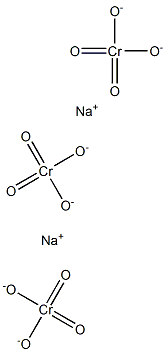 Trichromic acid disodium salt Structure
