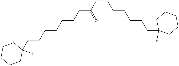 1-Fluorocyclohexylheptyl ketone 结构式