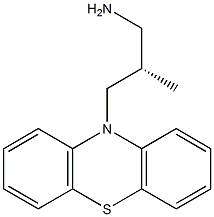 (+)-10-[(S)-3-Amino-2-methylpropyl]-10H-phenothiazine Struktur