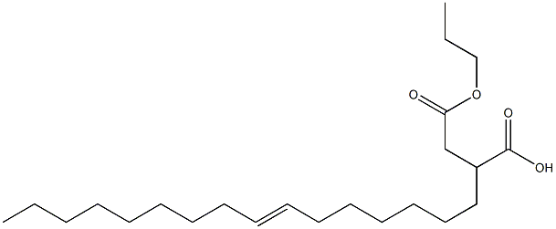 2-(7-Hexadecenyl)succinic acid 1-hydrogen 4-propyl ester Structure