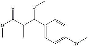 3-Methoxy-3-(4-methoxyphenyl)-2-methylpropanoic acid methyl ester