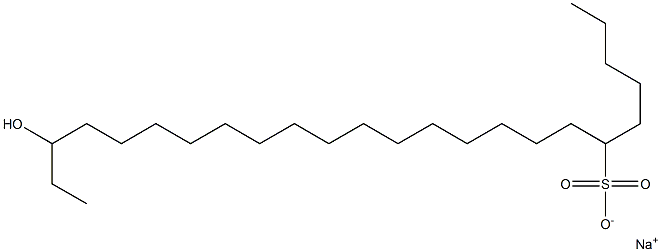 22-Hydroxytetracosane-6-sulfonic acid sodium salt|