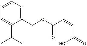Maleic acid hydrogen 1-(o-isopropylbenzyl) ester Structure