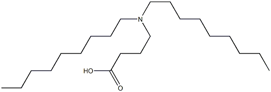 4-(Dinonylamino)butyric acid Structure
