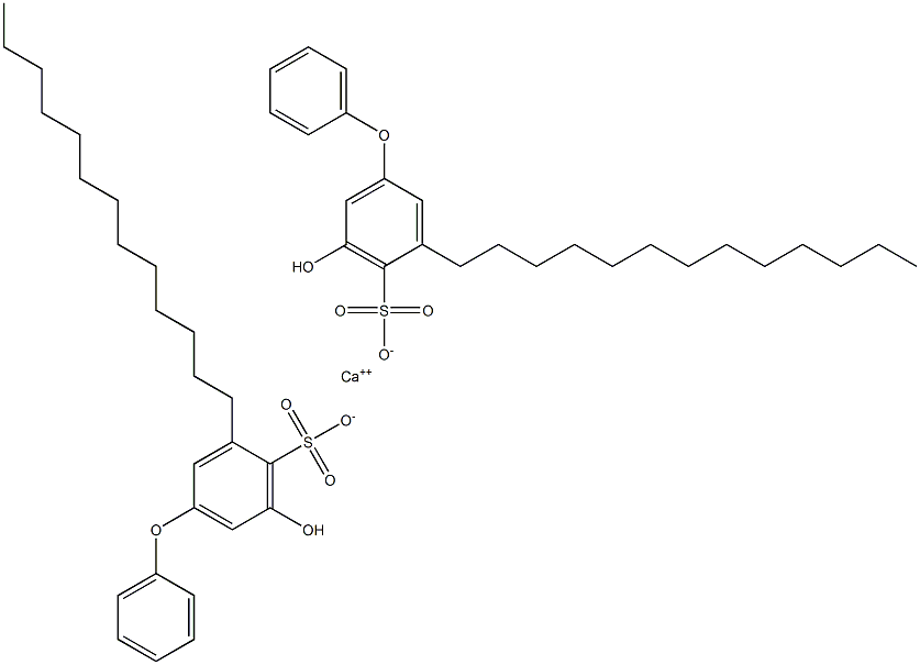 Bis(5-hydroxy-3-tridecyl[oxybisbenzene]-4-sulfonic acid)calcium salt