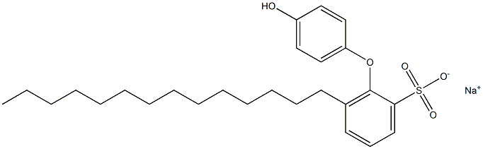 4'-Hydroxy-6-tetradecyl[oxybisbenzene]-2-sulfonic acid sodium salt