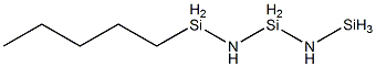 ペンタントリシラザン 化学構造式