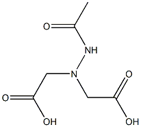 2,2'-(Acetylaminoimino)bisacetic acid Structure
