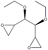(1R,2S)-1,2-Diethoxy-1-[(2R)-oxiran-2-yl]-2-[(2S)-oxiran-2-yl]ethane Struktur