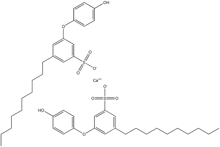 Bis(4'-hydroxy-5-decyl[oxybisbenzene]-3-sulfonic acid)calcium salt