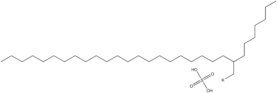 Sulfuric acid 2-heptyltetracosyl=potassium salt