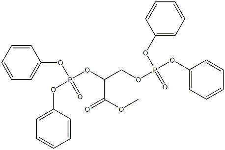 (-)-2-O,3-O-Bis(diphenoxyphosphinyl)-L-glyceric acid methyl ester