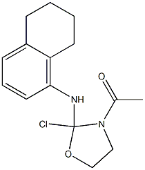 3-Acetyl-2-chloro-2-(5,6,7,8-tetrahydronaphthalen-1-ylamino)oxazolidine