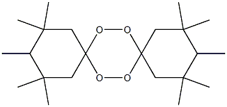 2,2,3,4,4,11,11,12,13,13-Decamethyl-7,8,15,16-tetraoxadispiro[5.2.5.2]hexadecane Struktur