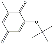 2-(tert-Butyloxy)-6-methyl-2,5-cyclohexadiene-1,4-dione Structure