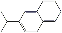 1,2,3,5-Tetrahydro-7-isopropylnaphthalene Structure