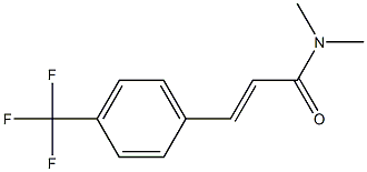 (E)-N,N-Dimethyl-3-[4-(trifluoromethyl)phenyl]acrylamide Struktur