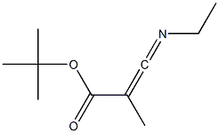 1-(tert-Butyloxycarbonyl)-1-methyl-N-ethylketenimine Structure
