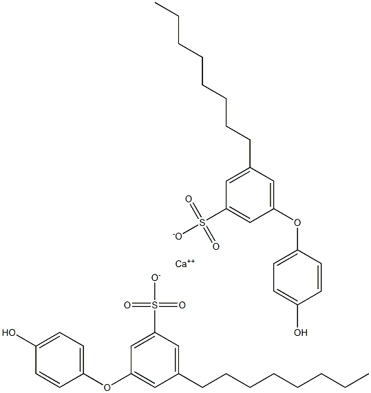 Bis(4'-hydroxy-5-octyl[oxybisbenzene]-3-sulfonic acid)calcium salt