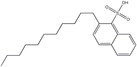 2-Undecyl-1-naphthalenesulfonic acid Struktur