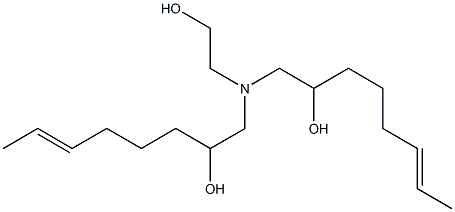 1,1'-[(2-Hydroxyethyl)imino]bis(6-octen-2-ol) Structure