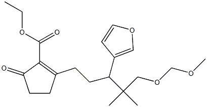 5-Oxo-2-[(1R,3S)-4,4-dimethyl-1-methoxymethoxy-3-(3-furyl)pentyl]-1-cyclopentene-1-carboxylic acid ethyl ester