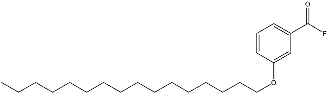 3-(Hexadecyloxy)benzoyl fluoride Struktur