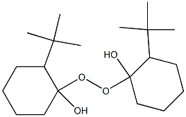 tert-Butyl(1-hydroxycyclohexyl) peroxide Struktur