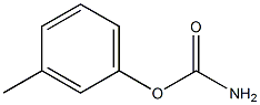 Carbamic acid m-tolyl ester Structure