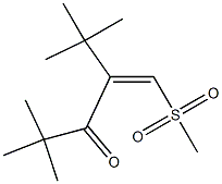 (Z)-2-tert-Butyl-4,4-dimethyl-1-(methylsulfonyl)-1-penten-3-one