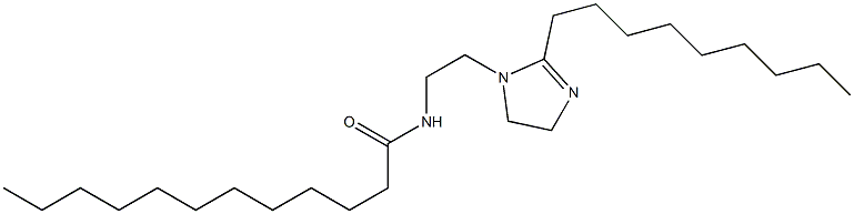 1-(2-Lauroylaminoethyl)-2-nonyl-2-imidazoline Struktur
