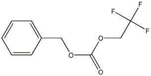 炭酸ベンジル2,2,2-トリフルオロエチル 化学構造式