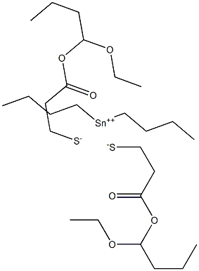  Dibutyltin(IV)bis[3-(1-ethoxybutoxy)-3-oxopropane-1-thiolate]