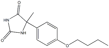 5-(p-Butyloxyphenyl)-5-methylhydantoin