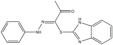 1-[(1H-Benzimidazole-2-yl)thio]-1-(2-phenylhydrazono)-2-propanone