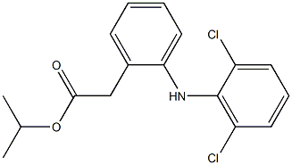 o-(2,6-Dichloroanilino)phenylacetic acid isopropyl ester