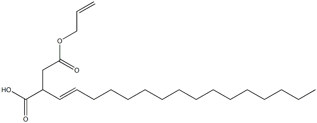 2-(1-Hexadecenyl)succinic acid 1-hydrogen 4-allyl ester 结构式