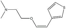 3-[(Z)-2-[2-(Dimethylamino)ethoxy]vinyl]thiophene