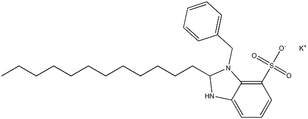 1-Benzyl-2,3-dihydro-2-dodecyl-1H-benzimidazole-7-sulfonic acid potassium salt