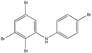2,3,5-Tribromophenyl 4-bromophenylamine 结构式